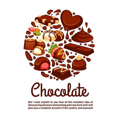 Premium Vector Chocolate Heart Chocolate Hearts Cacao Chocolate