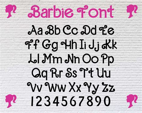 Barbie Font Svg, Barbie Logo Font Svg, Barbie Font Style Svg, Barbie gambar png