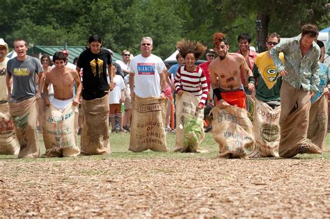 Adult Sack Race 1 Sack Race At Eeyore S 46th Birthday Pa… Flickr