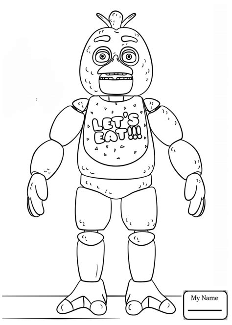 Fnaf Coloring Pages Golden Freddy At Free Printable