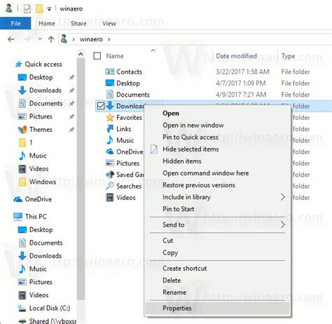 How To Move The Downloads Folder In Windows 10