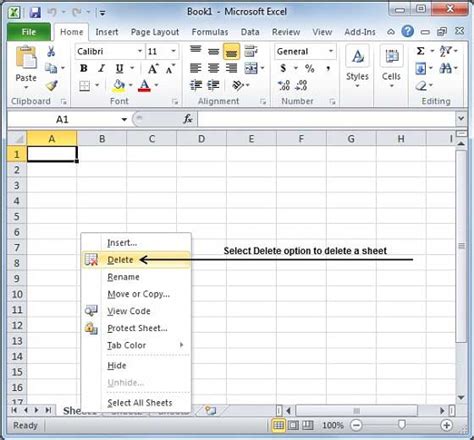 How To Deleteremove Worksheet In Excel Arewasound