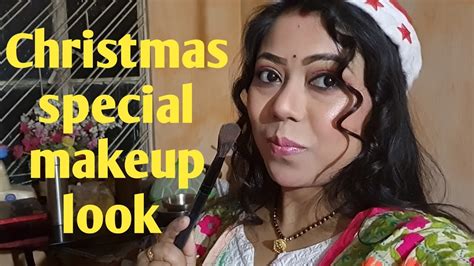 Christmas Special Makeup Look Glowing Festive Makeup Look Youtube