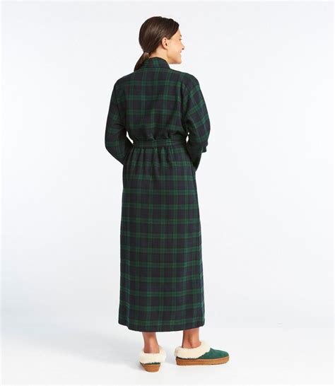 Womens Scotch Plaid Flannel Robe Robes At Llbean