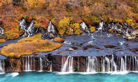 Hraunfossar Lava Waterfalls Iceland Photograph By P Madia Fine Art