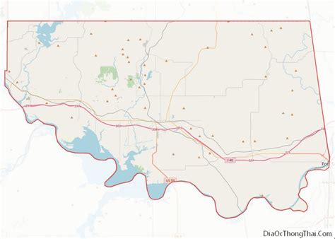 Map Of Sequoyah County Oklahoma