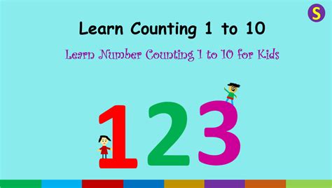 Learn Numbers And Counting 1 To 10 Sparkling Buzz Kids In English For