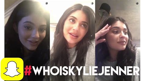 THE REAL KYLIE JENNER On Snapchat Kylie Snaps YouTube