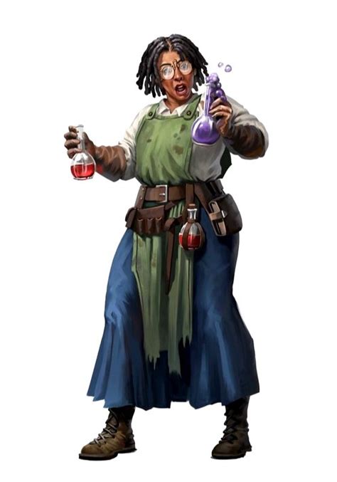 Female Human Alchemist Researcher Pathfinder 2e Pfrpg Dnd Dandd 35 5e