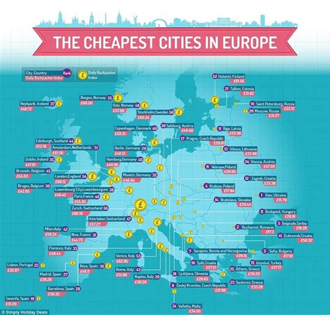 Europe Tourist Map With Cities Travel News Best Tourist Places In