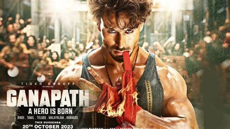 Tiger Shroff S New Poster For Ganapath A Hero Is Born Has Created A