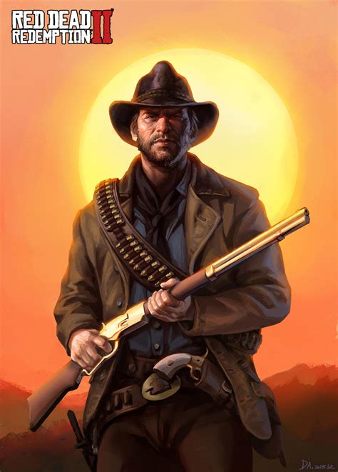 Arthur Morgan Red Dead Redemption2 Fanart By Dannis1982 On Deviantart