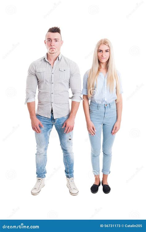 Man And Woman Standing Next To Each Other Stock Image Image Of Couple Attractive 56731173