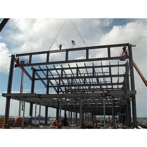 Steel Structure Framed Commercial Office Building Steel Truss Prefab