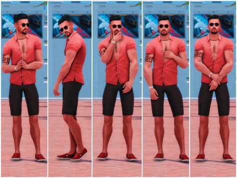Katverses Male Pose Pack 4 Sweet Sims 4 Finds