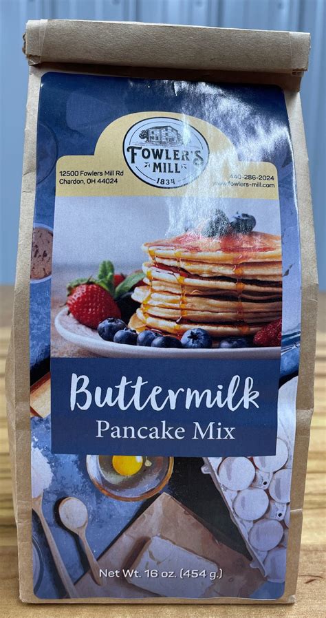 Fowlers Mill Buttermilk Pancake Mix Richards Maple Products