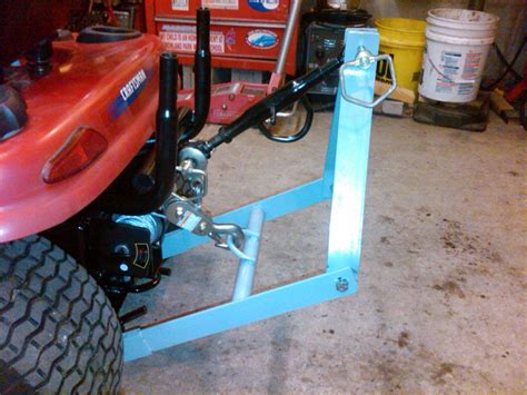 Homemade Sleeve Hitch For Re Powered Craftsman Dyt 4000 Awesome My