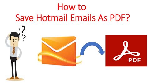 Save Hotmail Emails As Pdf Manually Or Using Software