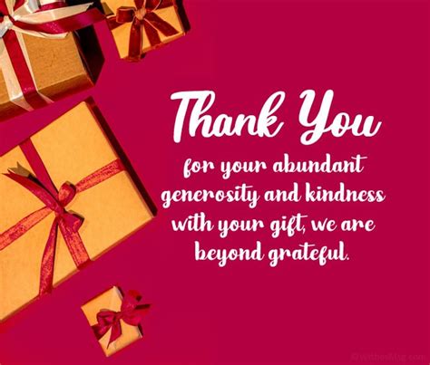 Thank You Messages For Wedding Gift Wishesmsg