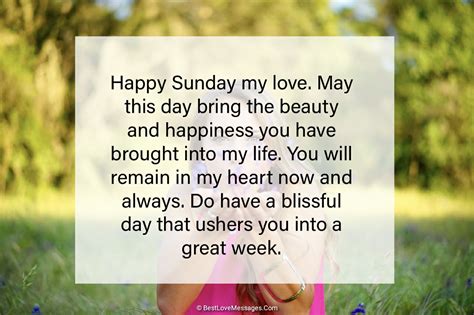 100 Happy Sunday Wishes For Her Texts For Girlfriend Ejerely