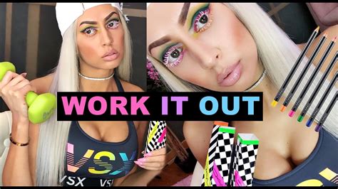 What does work it out expression mean? MAC WORK IT OUT COLLECTION 💖💚💛 MAKEUP TUTORIAL! - YouTube