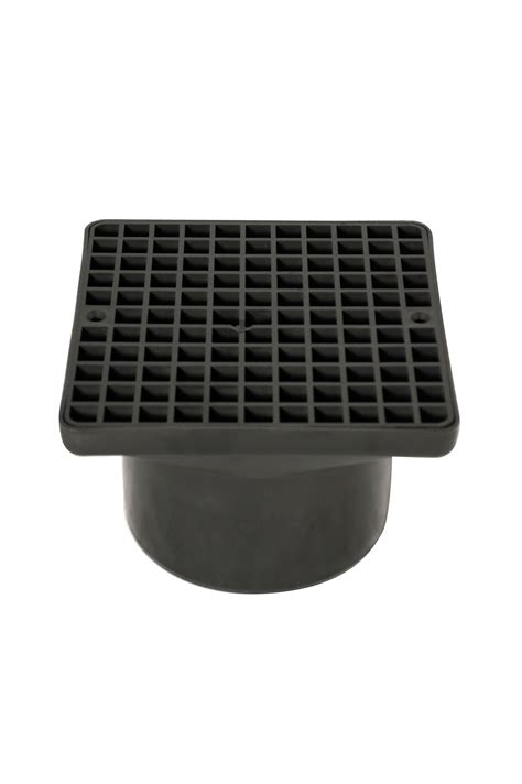 Underground Soil Square Bottle Gully Cover Grill 110mm