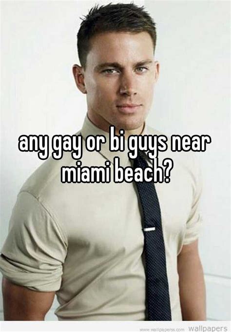 Any Gay Or Bi Guys Near Miami Beach