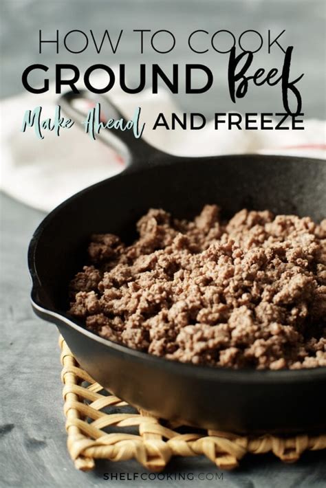 How To Cook Ground Beef The Easy Way Shelf Cooking