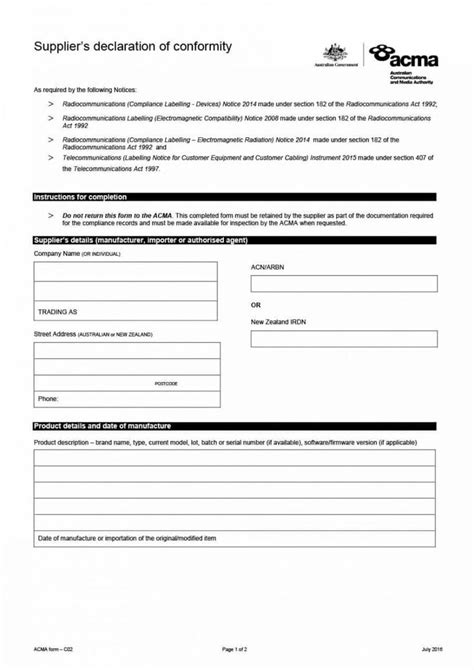 Get Our Sample Of Certificate Of Compliance Form Template For Free In
