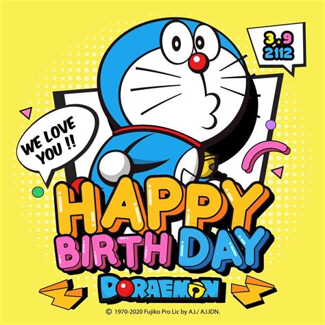 Happy Birthday Doraemon Doraemon Birthdaydoraemon ドラえもん Ultahdoraemon
