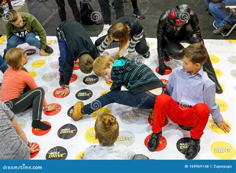 Children Play Twister Editorial Stock Photo Image Of Child 169969148