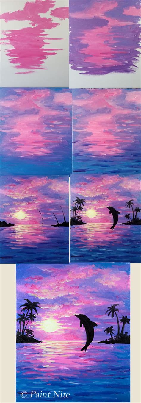 Dolphin Joy Watercolor Paintings Tutorials Watercolor Paintings For