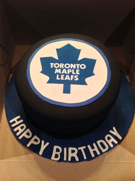 Toronto Maple Leafs Puck Cake Custom Cakes Cupcake Cakes Cake