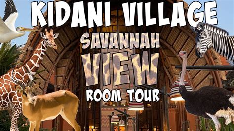 Kidani Village Room Tour Deluxe Studio Savannah View Youtube