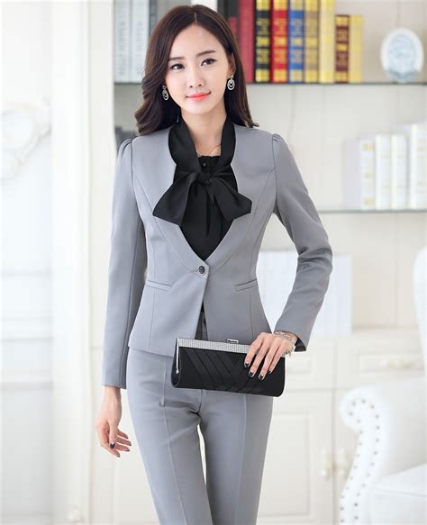 Plus Size 4xl Formal Pantsuits Novelty Gray With Jackets And Pants