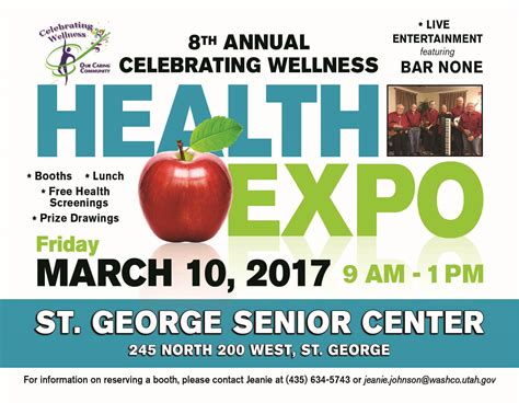 Come To Our Celebrating Wellness Health Expo March 10th St George