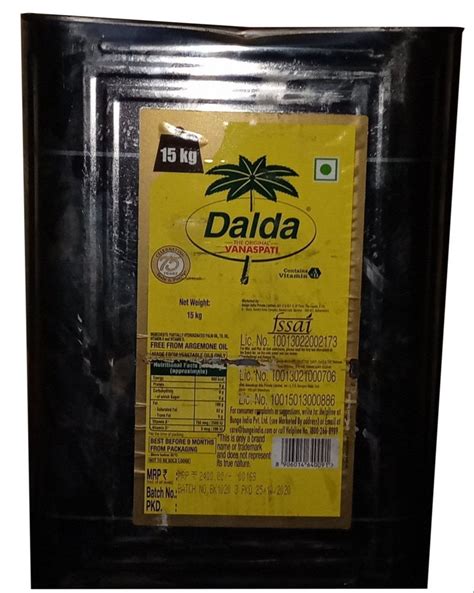 Mono Saturated 15 Kg Dalda Vanaspati Ghee Packaging Type Tin At Rs
