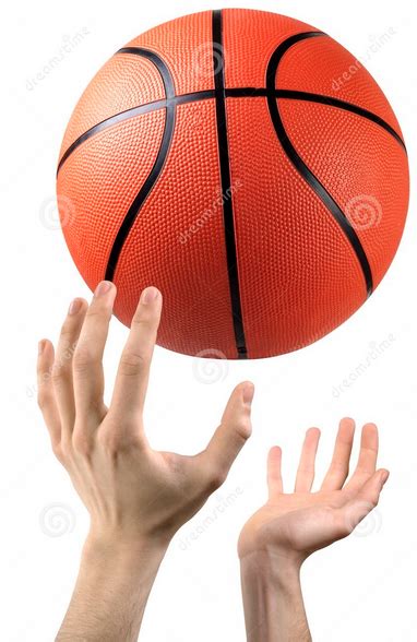 Passing And Catching Basketball