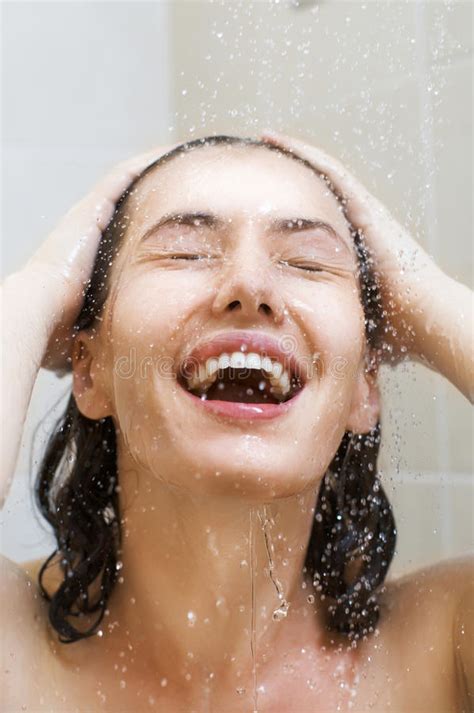 Girl At The Shower Stock Image Image Of Girl Human Hair 2830467