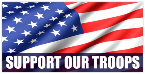 Support Our Troops Military Banners Support Our Troops Banner