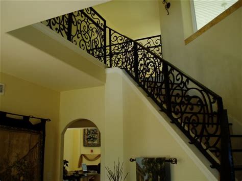 Wrought Iron Ornamental Metal Decorative Stair Railings Railing
