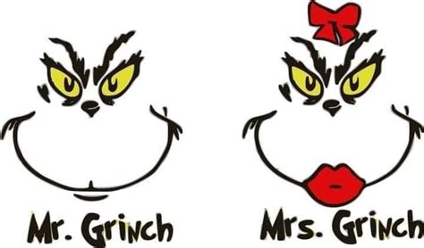 Dr Seuss Mrs Grinch SVG Digital File Dr Seuss Svg The Grinch Svg