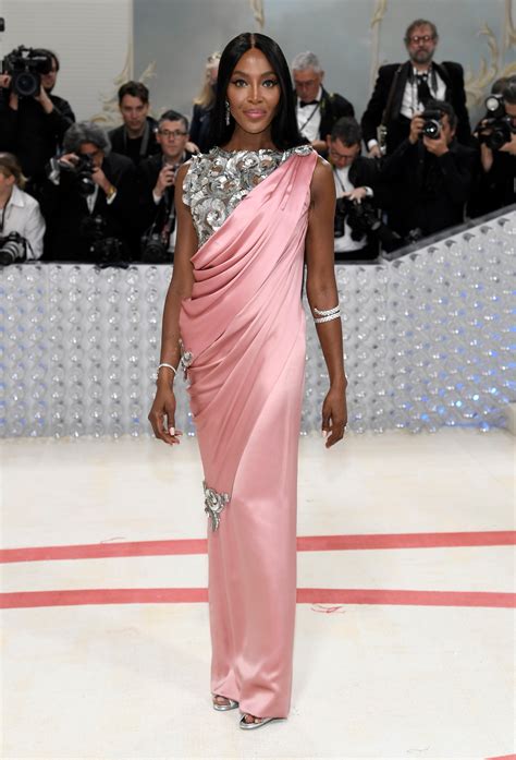 Met Gala 2023 Naomi Campbell Makes Appearance In Saree Gown Look