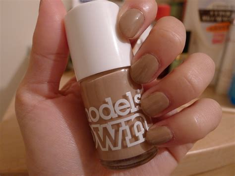 nail of the day models own nude beige nail polish beauty in my mind