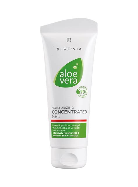 Soothes & relieves sunburn and dermatologically tested & proven. LR ALOE VIA Concentrated Gel • ALOE VERA Concentraat