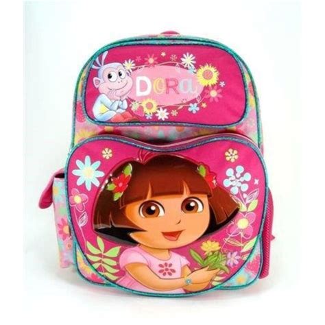 Dora The Explorer Large 16 Full Size Backpack Sunflower