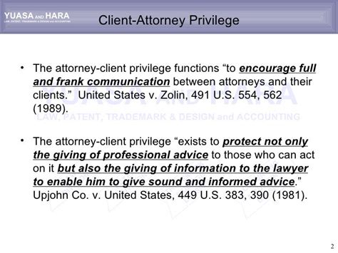 Why Attorney Client Privilege Is Important