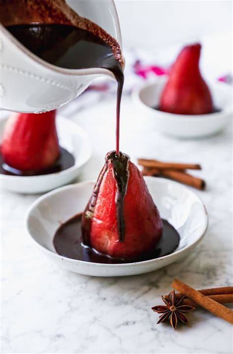 No depende de ti wine red, red wine, hazme sentir el calor al ritmo de su corazón, ya me siento mejor (mami), si recuerdo su amor. Red Wine Poached Pears with Chocolate & Cardamom