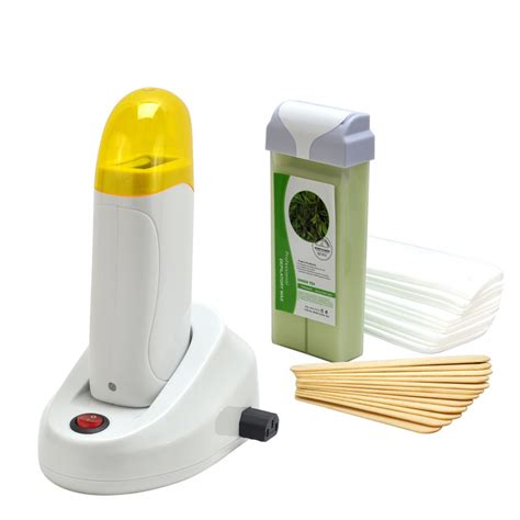 Roll On Hot Wax Warmer Depilatory Cartridge Roller Sugar Heater Waxing