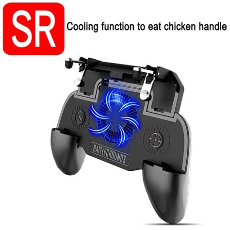 Sr Pubg Mobile Control Gamepad Gaming Controller With Cooling Fan